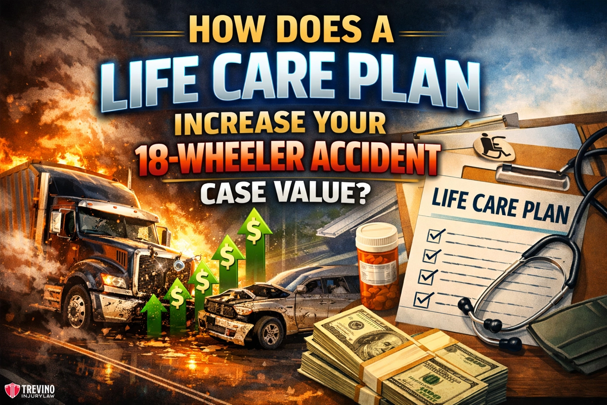 How Does a Life Care Plan Increase Your 18 Wheeler Accident Case Value?