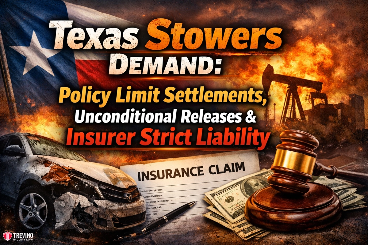 How a Texas Stowers Demand Forces Insurance Adjusters to Pay Policy Limits in 18-Wheeler Crashes