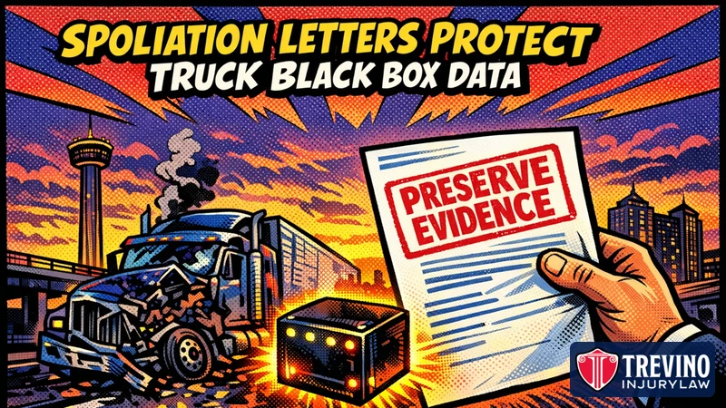 How Does a Spoliation Letter Protect Truck Black Box Data in Texas?